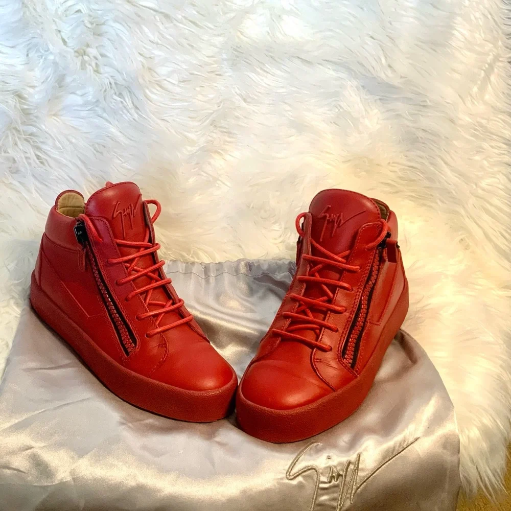 Giuseppe Zanotti | Shoes | Authentic Giuseppe Zanotti Red Leather